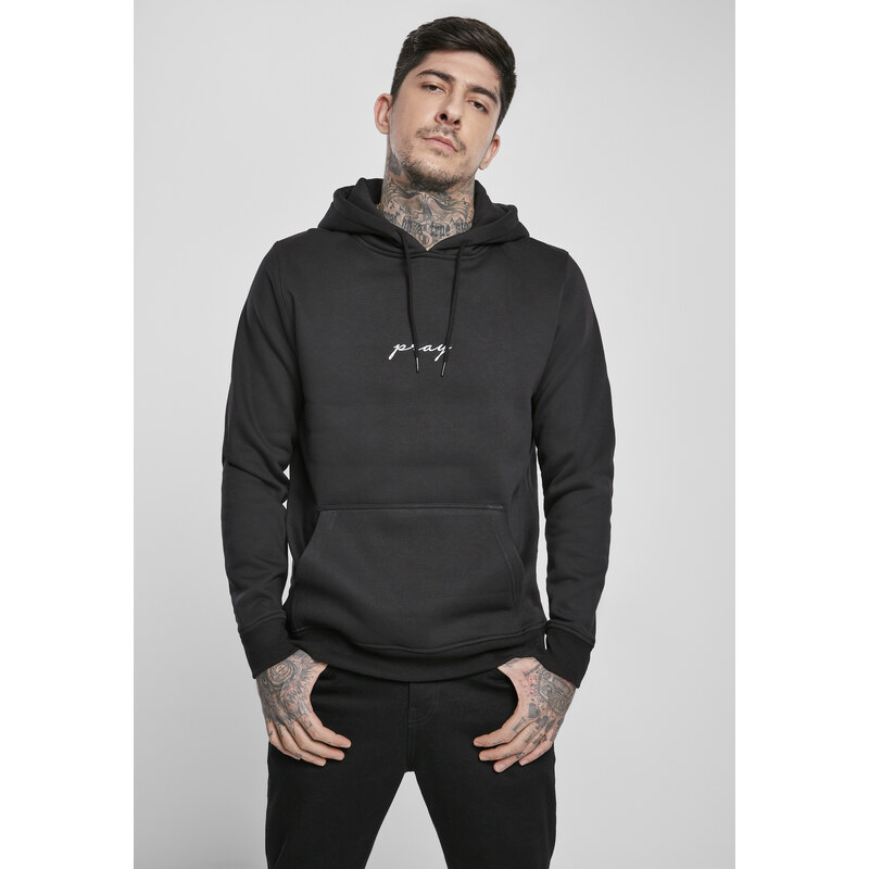 Mister Tee Modlete se EMB Hoody černá
