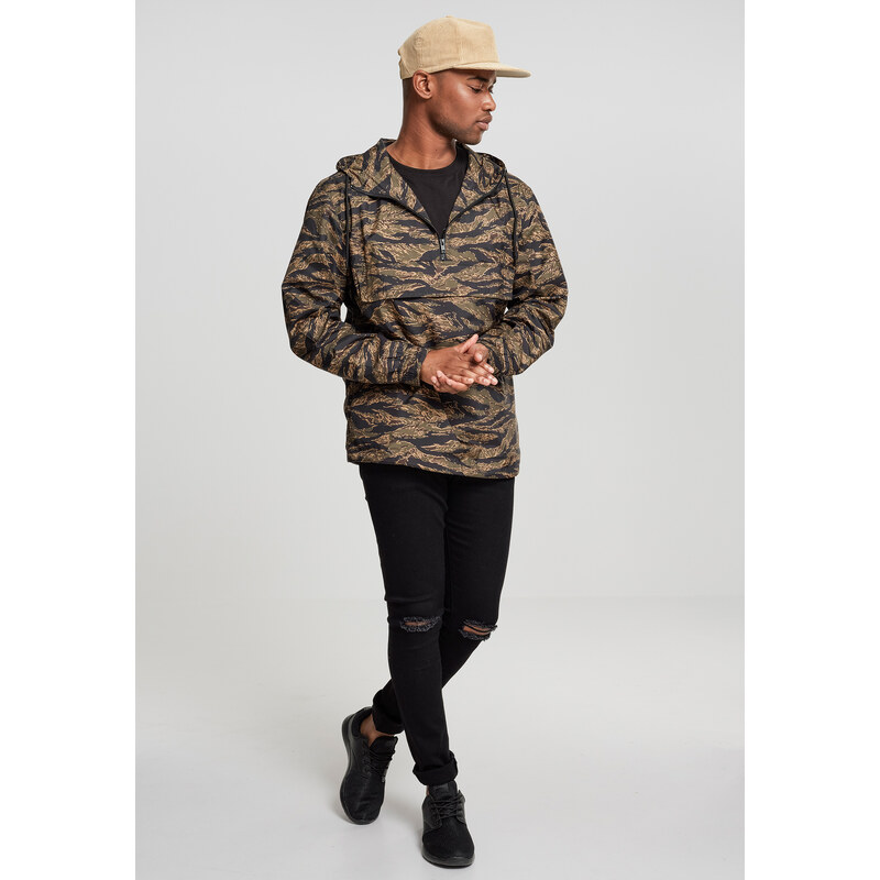 UC Men Tiger Camo Pull Over Wood Camo