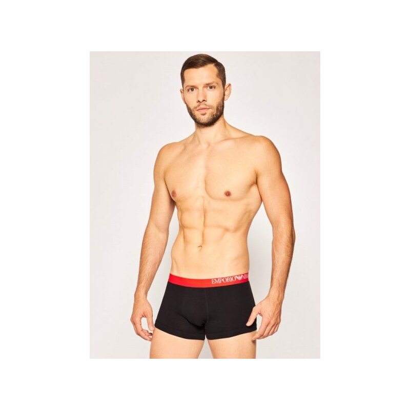 Emporio Armani černé pánské boxerky 3pack