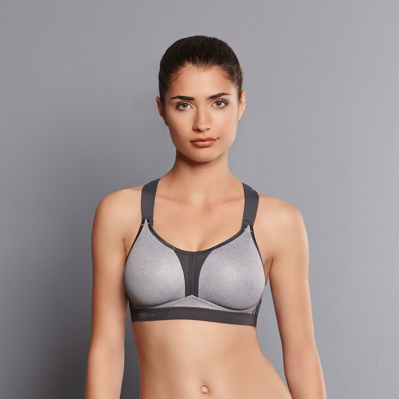 dynamiX star sportovní podprsenka X-Back 5537 heather grey - Active 74062556