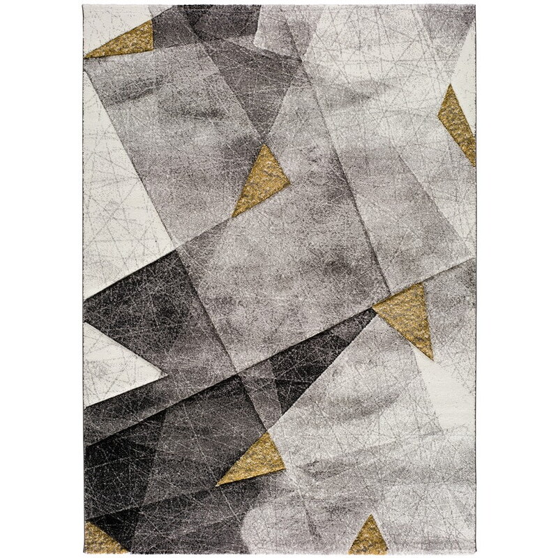 Universal Bonami Šedo-žlutý koberec Bianca Grey, 60 x 120 cm - GLAMI.cz