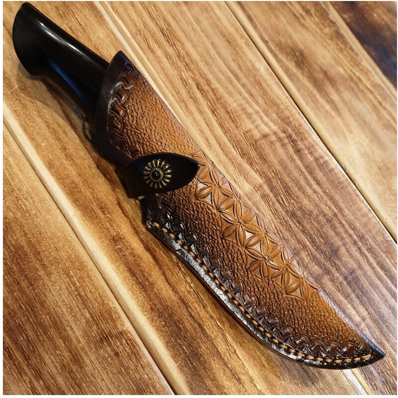 nůž lovecký Dellinger CLASSIC Chad Nichols Damascus