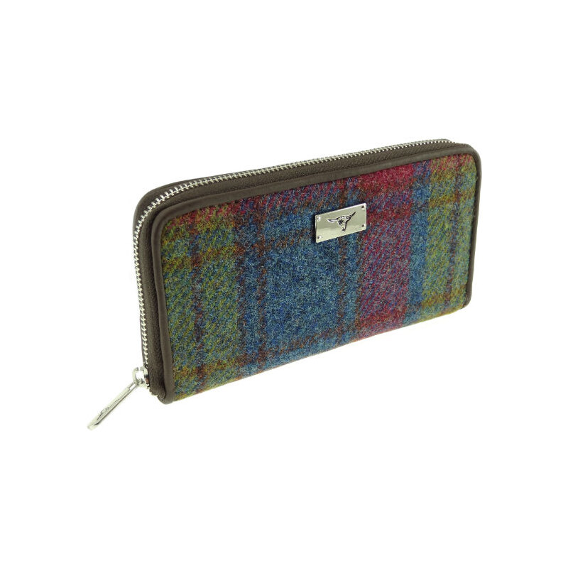 Peněženka Staffa Harris Tweed Multi Colour Tartan - Glen Appin