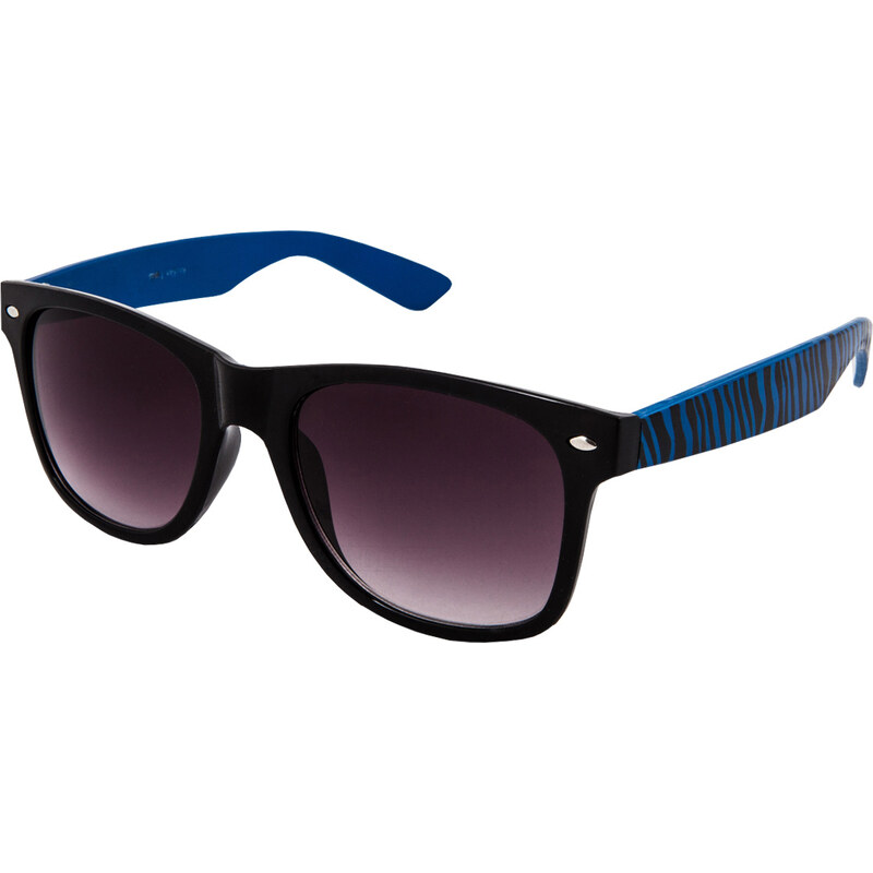 Sluneční brýle VeyRey Nerd DuoZebra modré