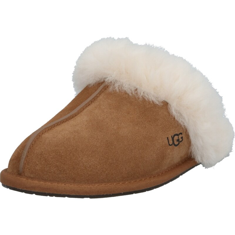 UGG Pantofle SCUFFETTE II krémová / světle hnědá / černá 97828600