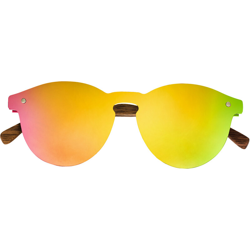 Weargepetto Dřevěné sluneční brýle ABBA / HOLOGRAM