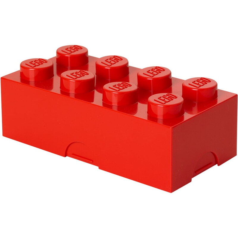 Bonami Červený svačinový box LEGO