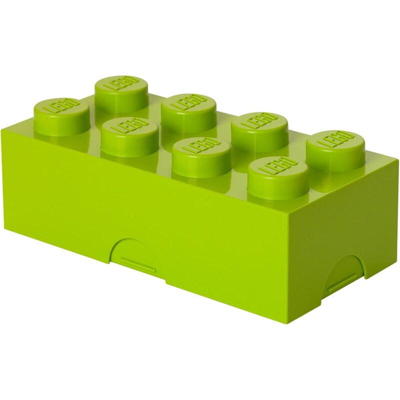 Bonami Limetkově zelený svačinový box LEGO