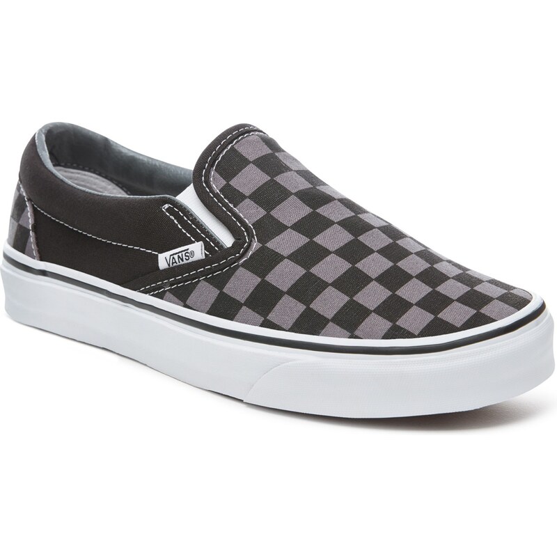 Vans UA Classic Slip-On Black/Pewter Checkerboard