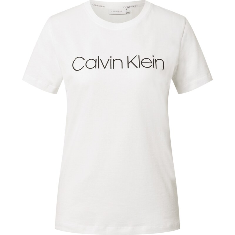 Calvin Klein Tričko černá / bílá