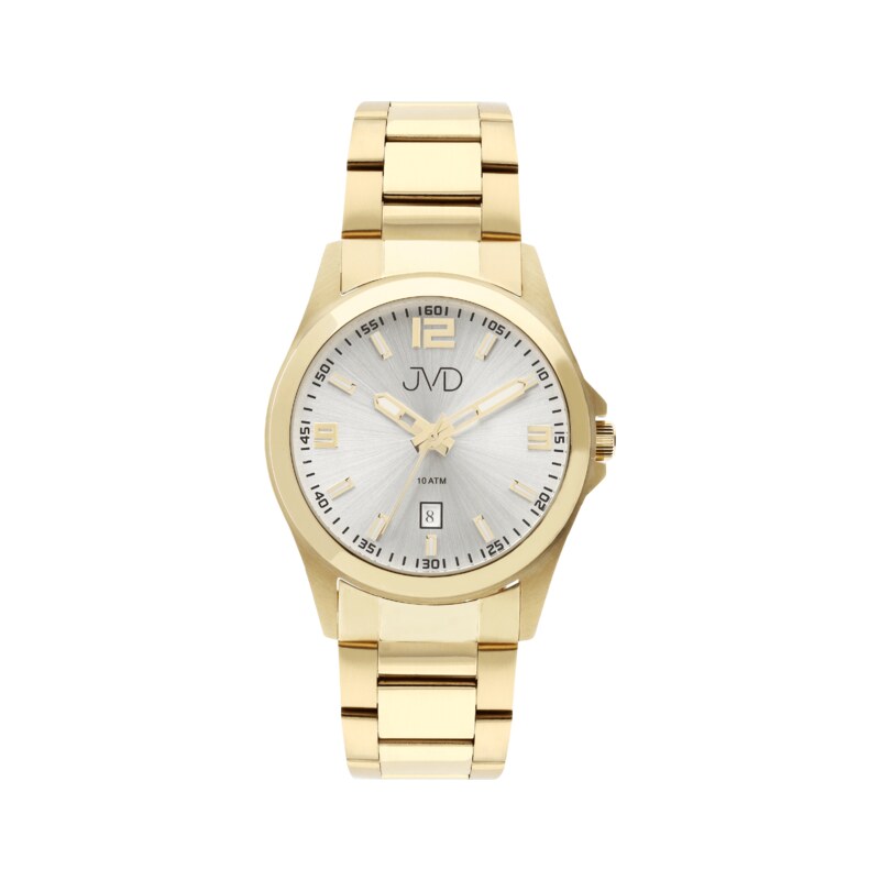 Odolné vodotěsné náramkové pánské hodinky JVD steel J1041.34 - 10ATM 51534042