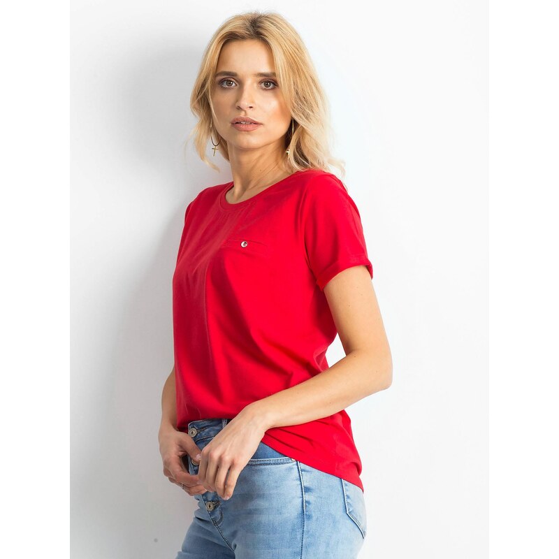 Fashionhunters Červené transformační tričko