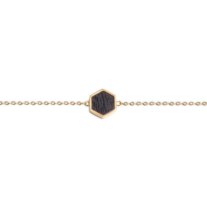 BeWooden Náramek Lux Hexagon Bracelet