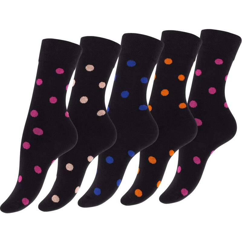 Vincent Creation Ponožky dámské CRAZY DOT - 5 párů 51480881