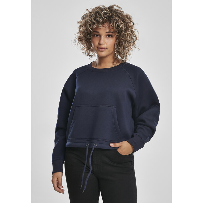 UC Ladies Dámská oversized krátká raglánová posádka nightnavy