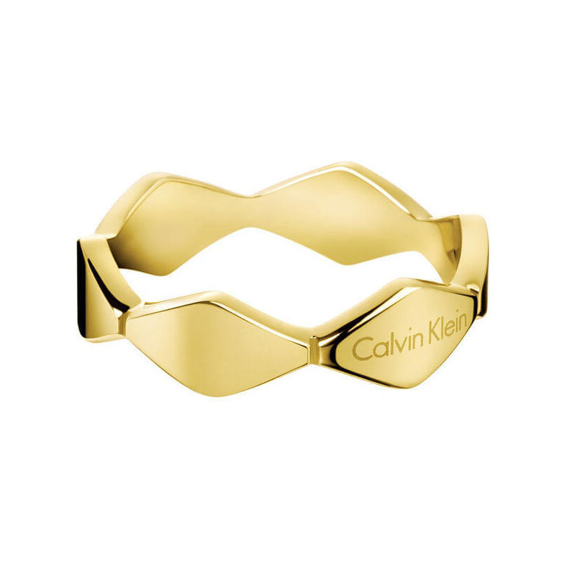 Calvin Klein Zlatý prsten Snake KJ5DJR1001 52 mm