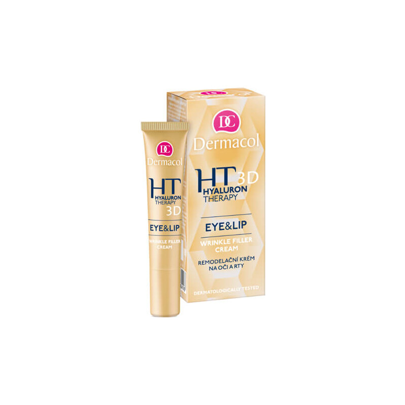 Dermacol Remodelační krém na oči a rty (Hyaluron Therapy 3D Eye & Lip Wrinkle Filler Cream) 15 ml