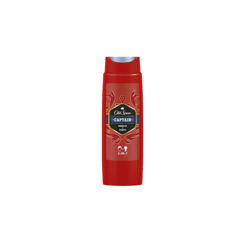 Old Spice Sprchový gel na tělo a vlasy Captain (Shower Gel + Shampoo) 250 ml