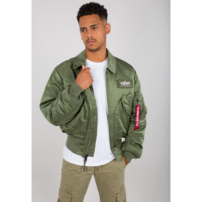 Alpha Industries Bunda CWU 45 sage green 66910387