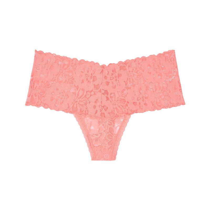 Victoria´s Secret Victoria's Secret krajkové tanga Mid-rise Thong Panty Wide-Waistband