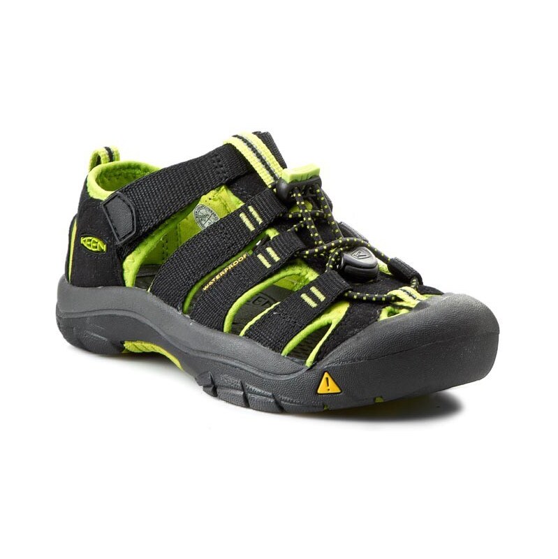 Outdoor sandále KEEN 1009965 Newport H2 Black/Lime Green 45953965