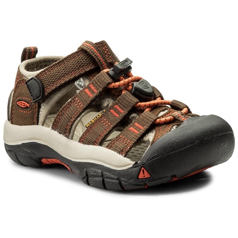 Dětské outdorové sandále KEEN 1018259 NEWPORT H2 K, Dark earth