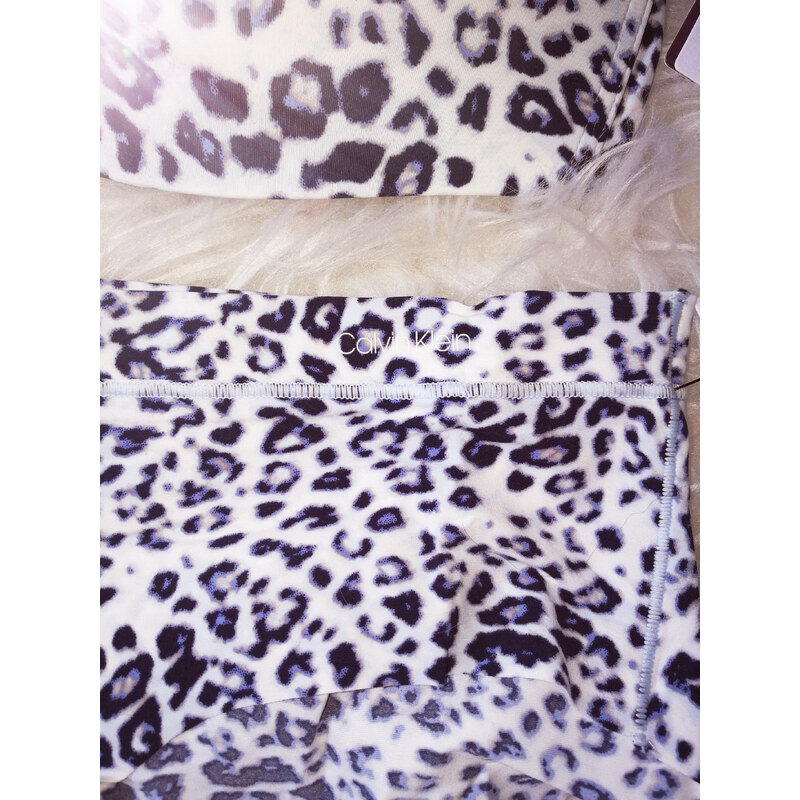 Dámské kalhotky Calvin Klein -hipster leopard