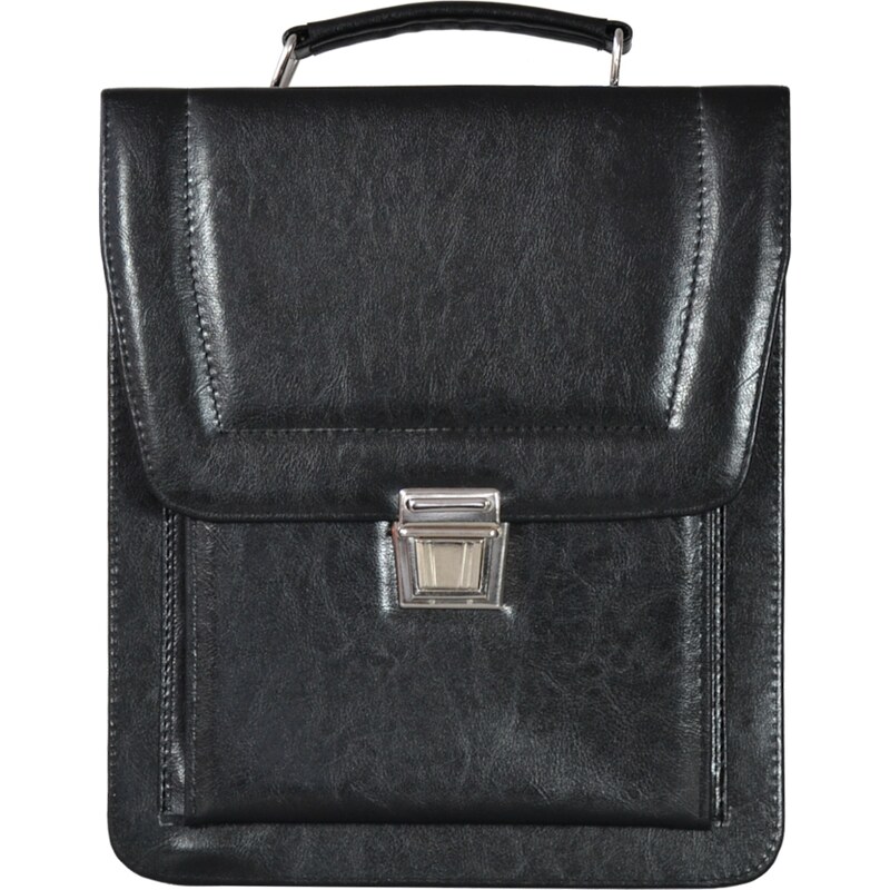 Aktovka REAbags 7207 - černá/nikl 15 l