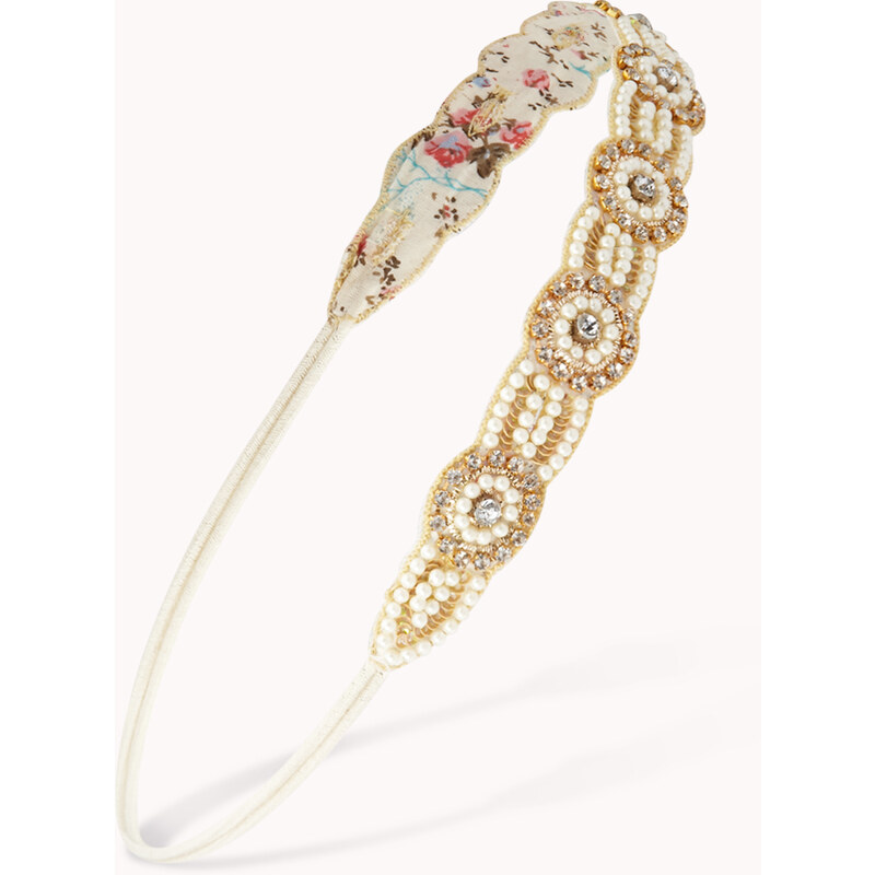 Forever 21 Faux Pearl Headband