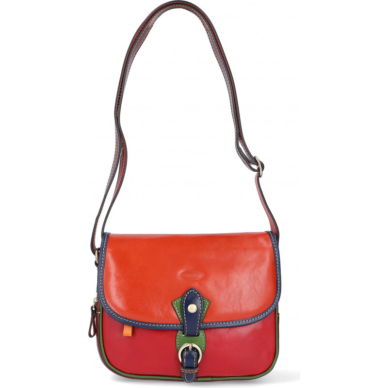 TORNABUONI Luxusní Italská kožená crossbody kabelka Messina 113330154