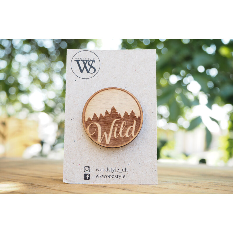 Wood Style Brož Wild 51578540