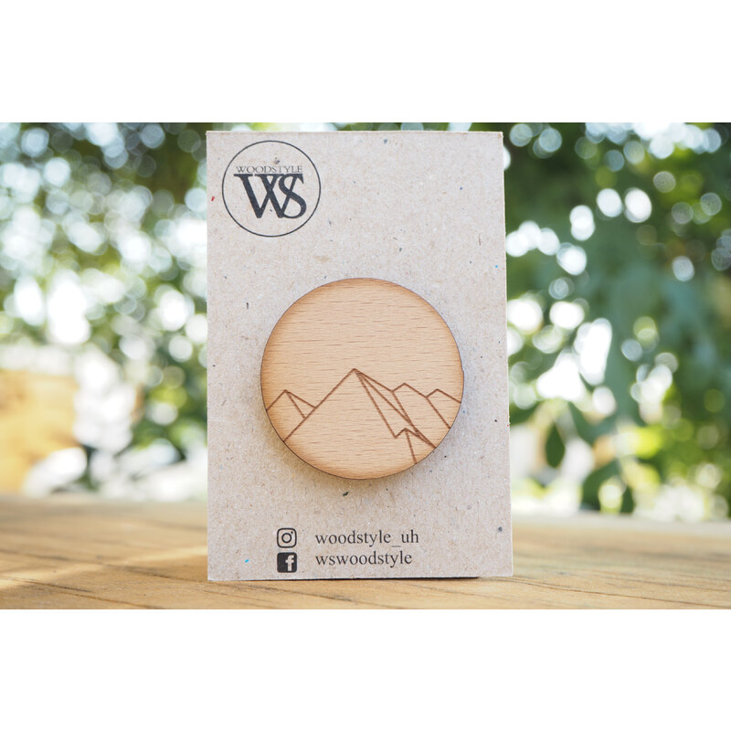 Wood Style Brož Mountains ring 51578542