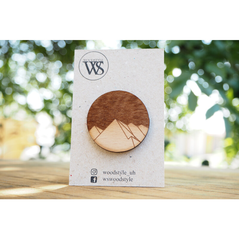 Wood Style Brož Mountains ring 51578541