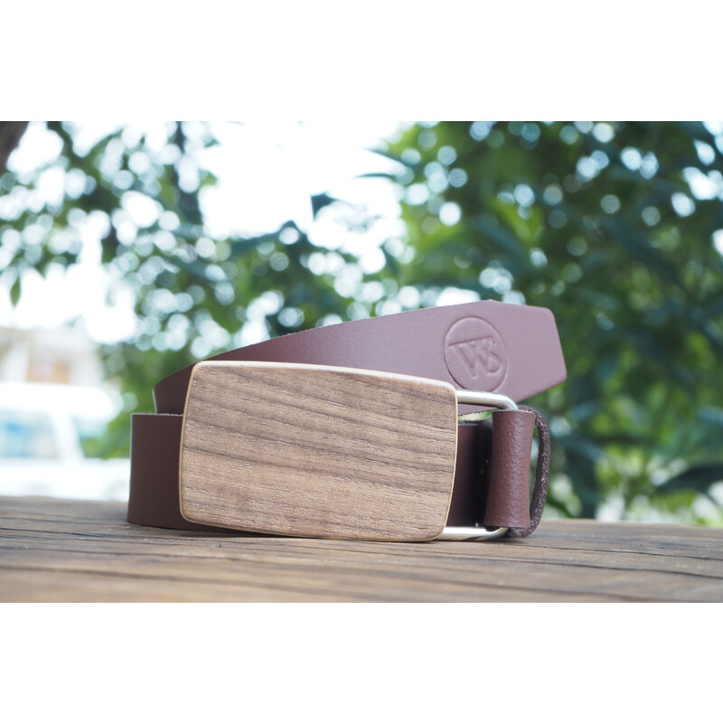 Wood Style Opasek Kulatý Ořech americký