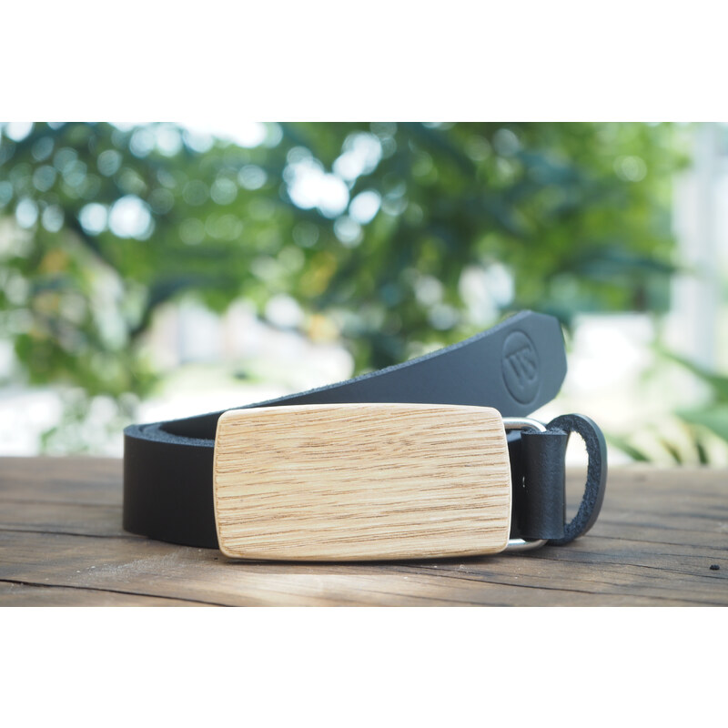 Wood Style Opasek Slim Dub