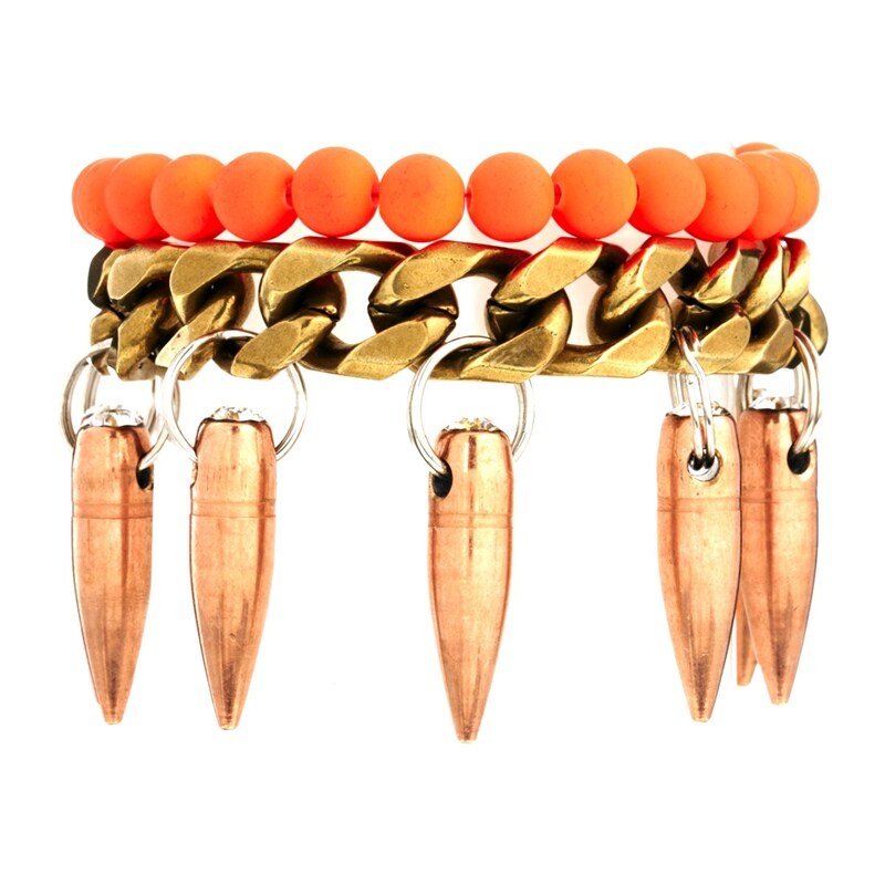 Love Bullets Lovebullets Crystal Bullet Bracelet - Orange