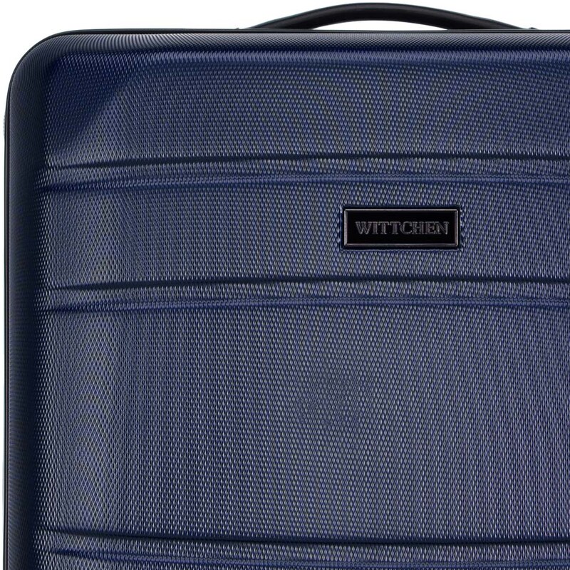 Střední kufr Wittchen, tmavě modrá, ABS