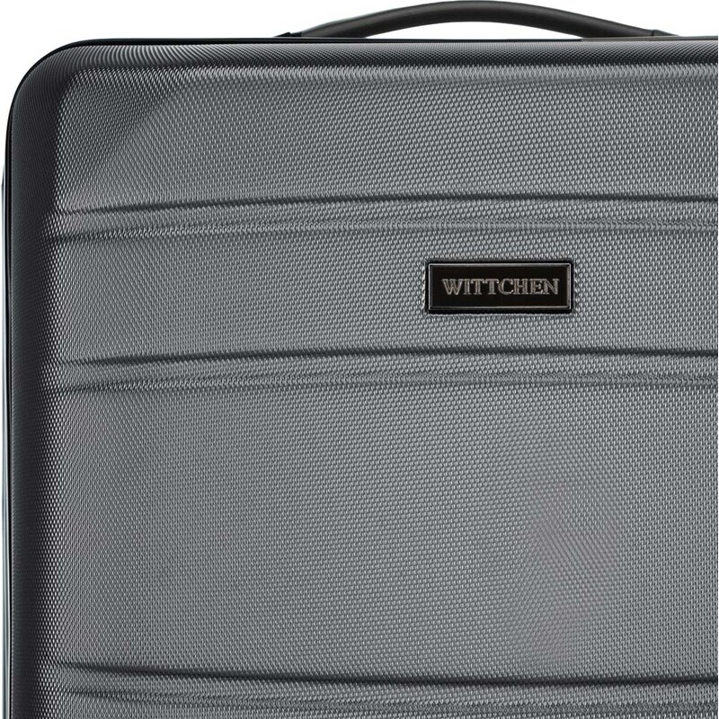 Velký kufr Wittchen, šedá, ABS