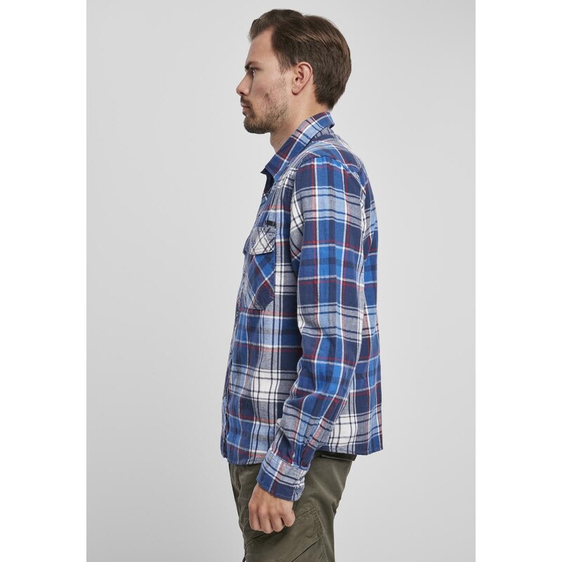 Urban Classics Checked Shirt Navy