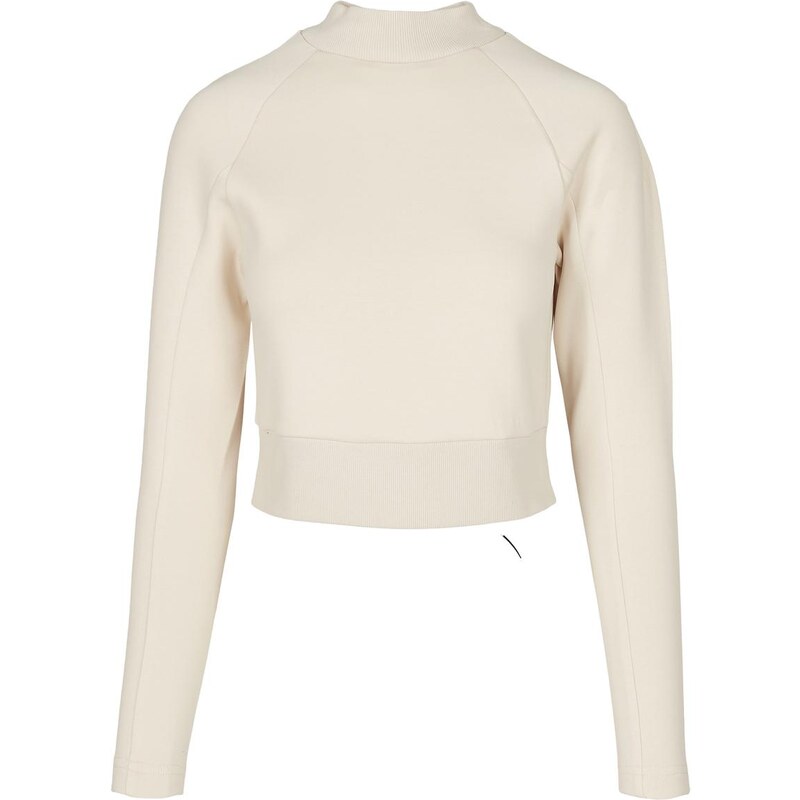 UC Ladies Ladies Interlock Short Turtleneck Crew sand