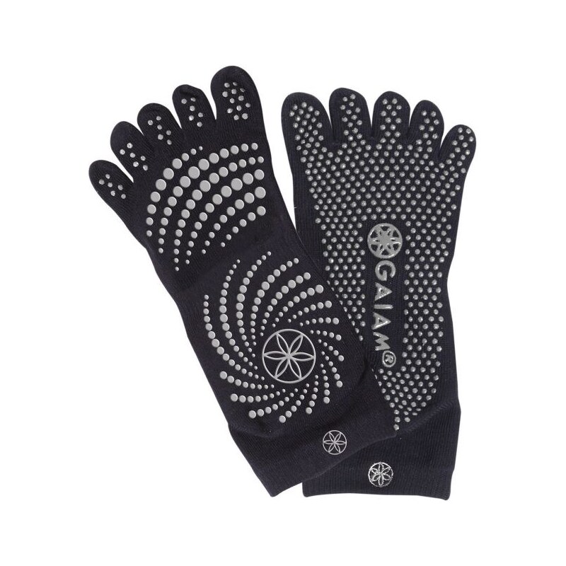 Gaiam protiskluzové ponožky černé S/M 52223