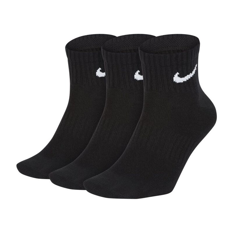 Pánské lehké ponožky Everyday Ankle 3Pak M SX7677-010 - Nike