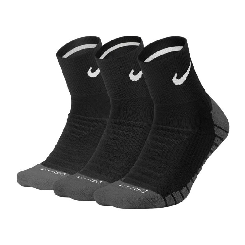 Ponožky Nike Dry Cushion Quarter 3Pak M SX5549-010