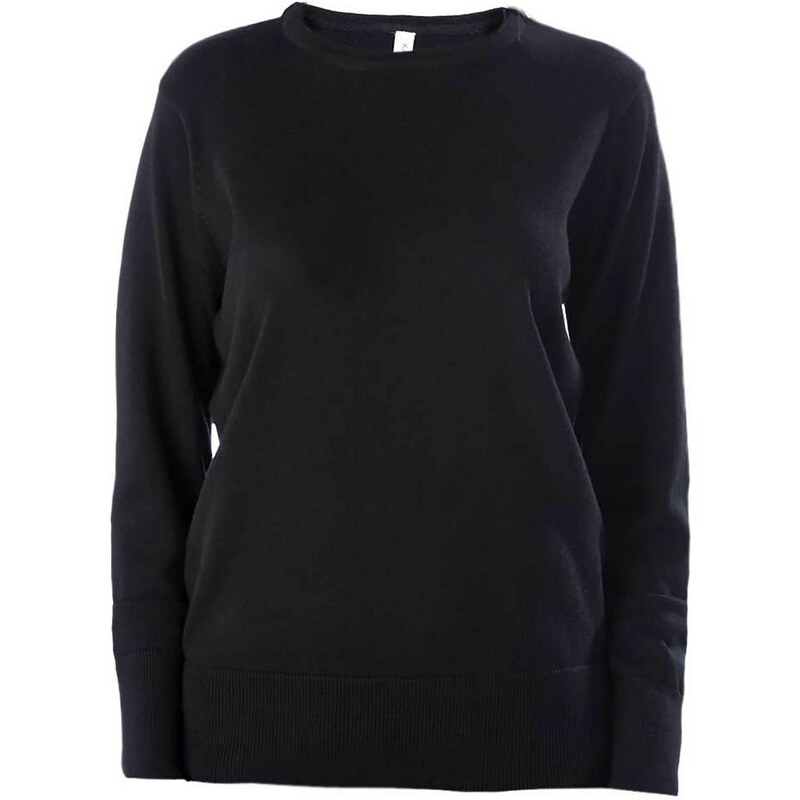 Kariban Dámský svetr s výstřihem ke krku Jumper –