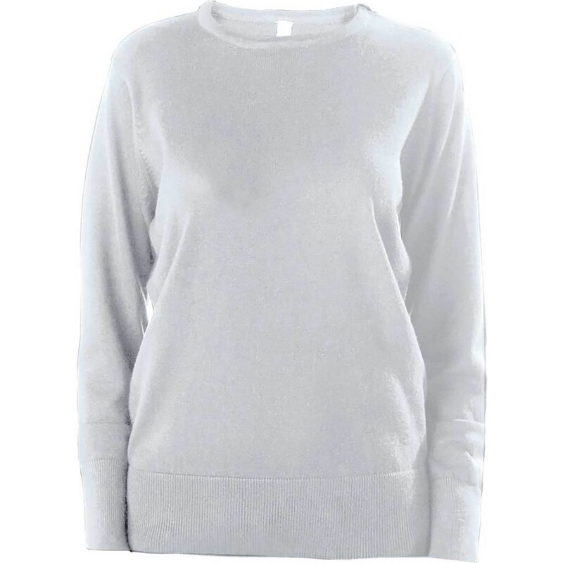 Kariban Dámský svetr s výstřihem ke krku Jumper –