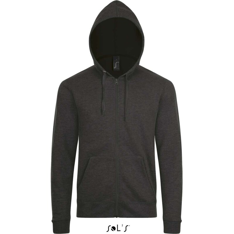 SOLS Unisex mikina na zip Stone –