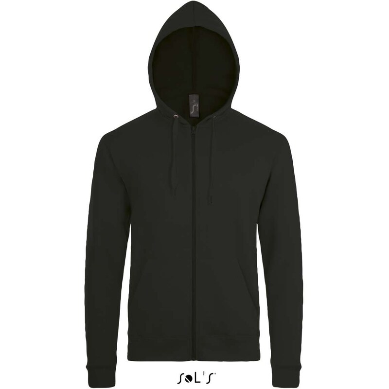 SOLS Unisex mikina na zip Stone –