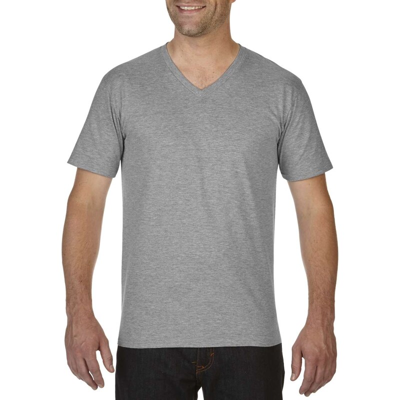 Gildan Unisex bavlněné tričko do V PREMIUM –