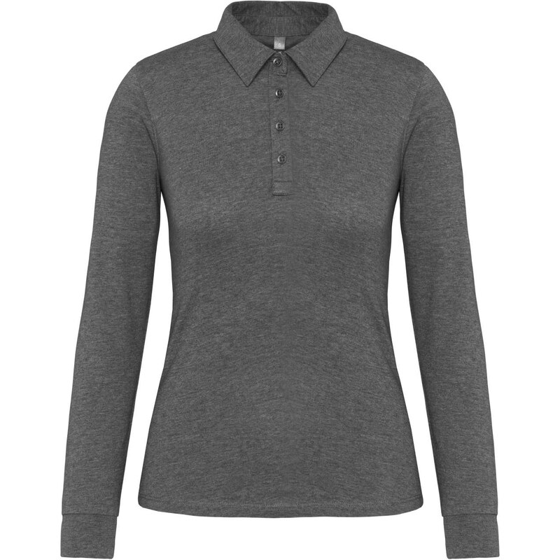 Kariban Dámská polokošile s dlouhým rukávem Knit – 114887807