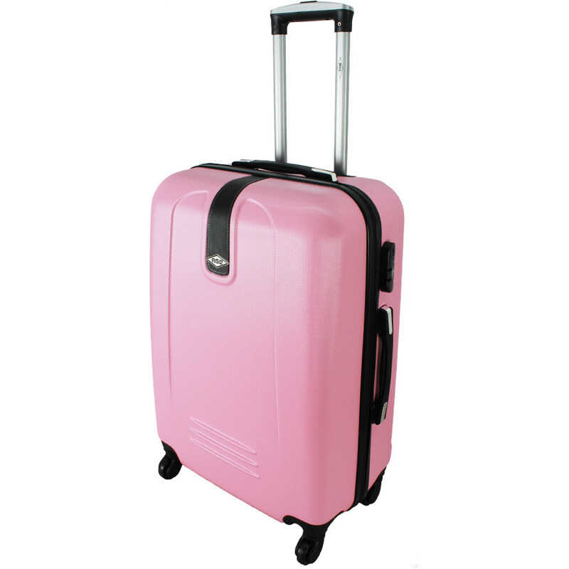 Cestovní kufr RGL 910 růžový - malý - GLAMI.cz